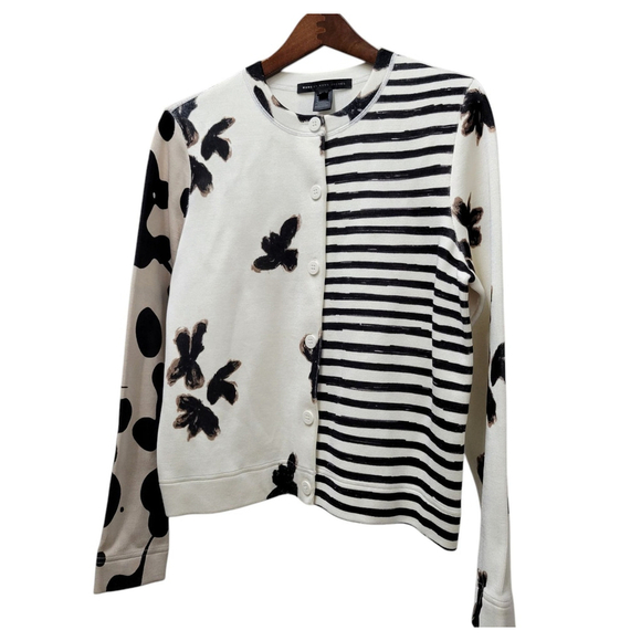 Marc By Marc Jacobs Patchwork Cardigan Women's Size Large NWOT $520 - Picture 2 of 10